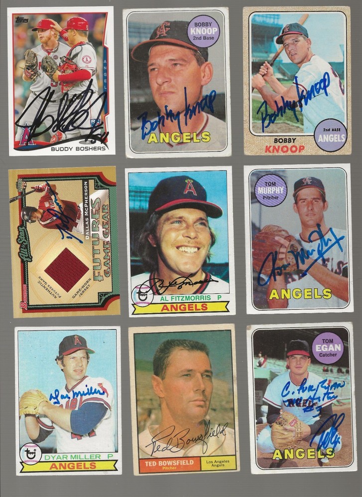 1969 Topps Tom Murphy #474 Angles Autograph