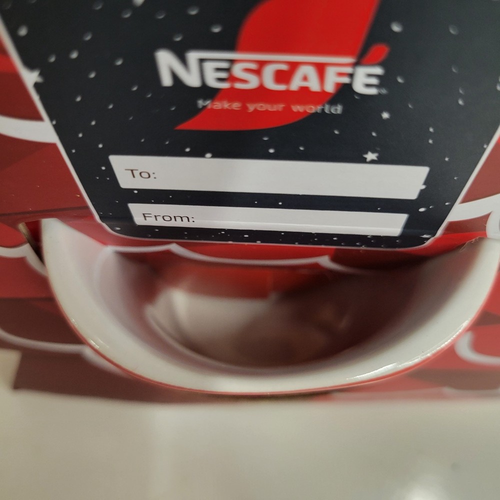 Nescafé Nescafe Gift Pack Coffee Mug & Dark Roast Packets Inside