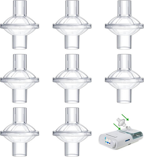 CPAP Filters 8 Pack Universal Fit Inline Filter for Cpap Machine...