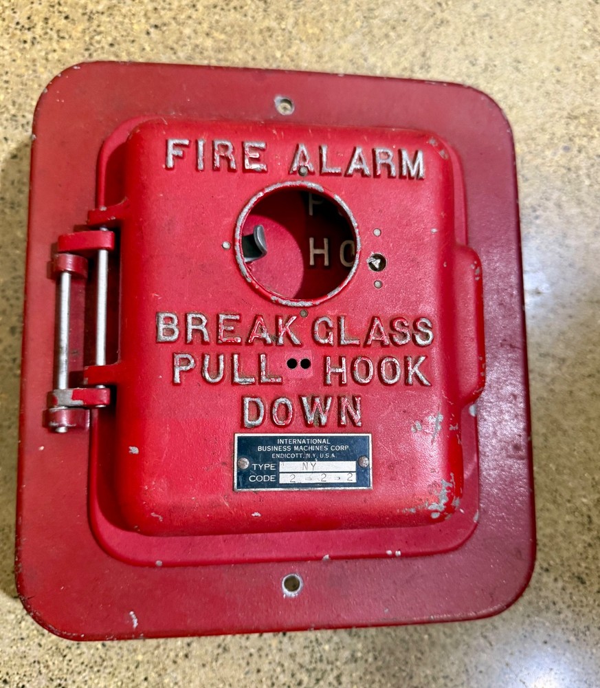 Vintage Fire Alarm Transmit Box (IBM)