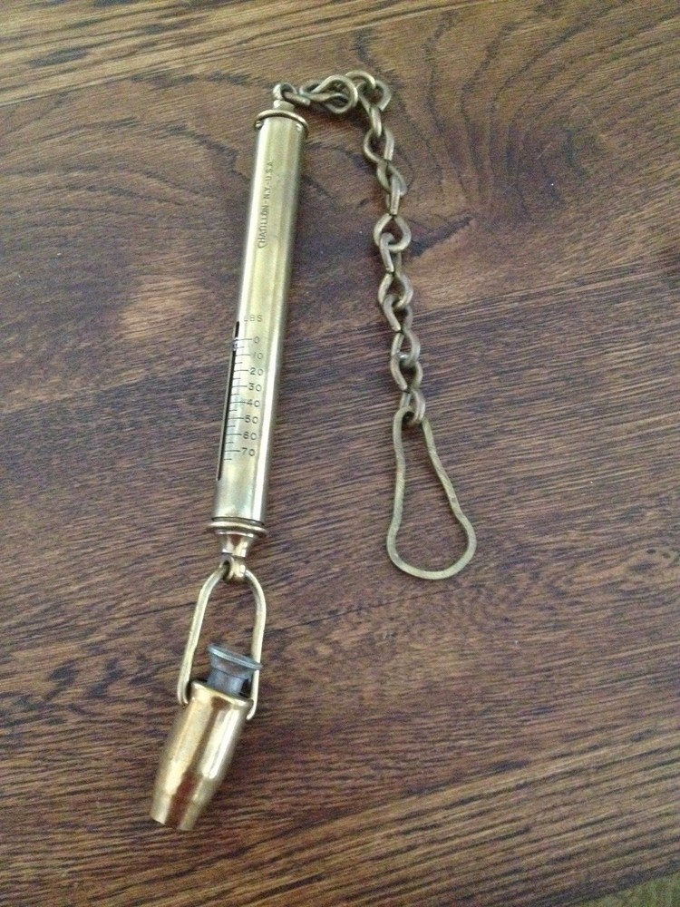Chatillon Brass Hanging Scale