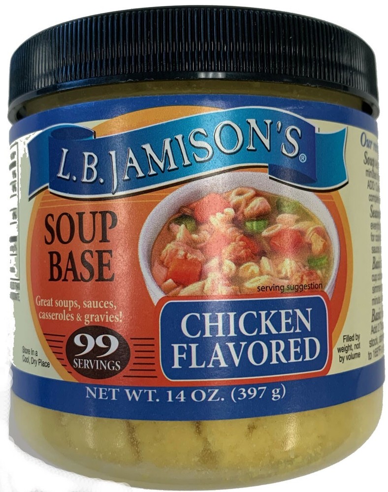 L.B. Jamison's Chicken Flavored Soup Base 14 oz