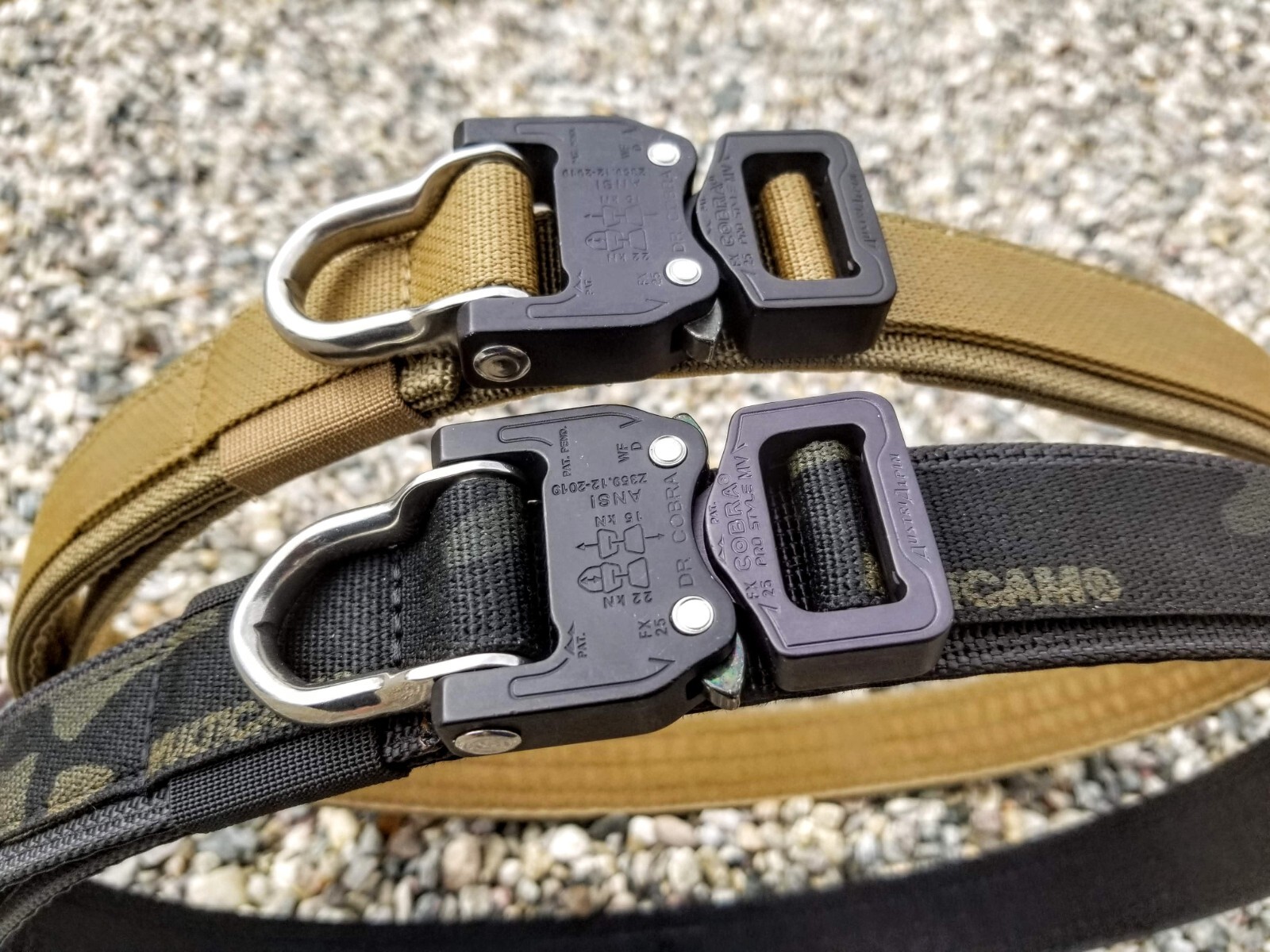 SHEPHERD "COBRA BUCKLE" BELT - Double Layer 2-Ply - CCW, TACTICAL, MILITARY BELT