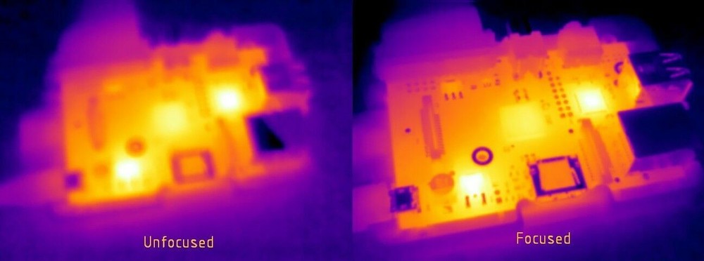 FLIR E-series E4 - E8 Lens Focus Adjustment Tool Thermal Camera 3D Printed Black