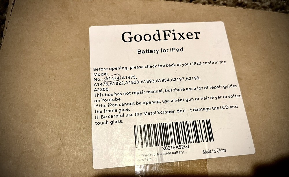 GoodFixer iPad Battery Replacement