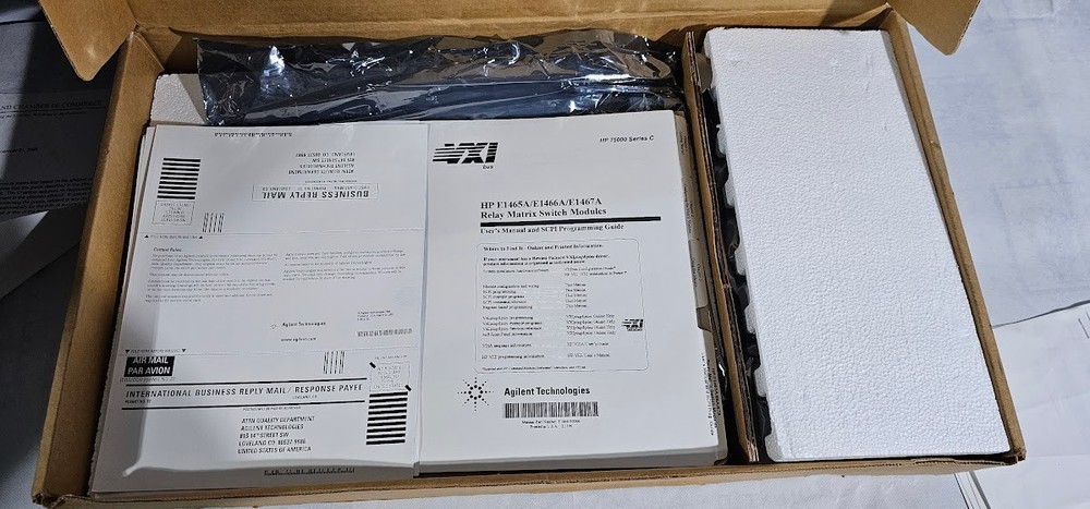 Agilent E1467A VXI Relay Matrix Module Kit E1467-80010 E1467-60000