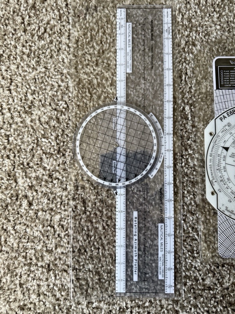 Prime Aviation E6B Flight Computer for Pilots – Includes Aviation Plotter, Guide