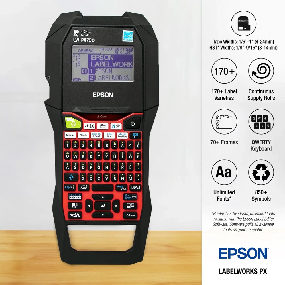 Epson LW-PX700PCD Industrial Label Maker