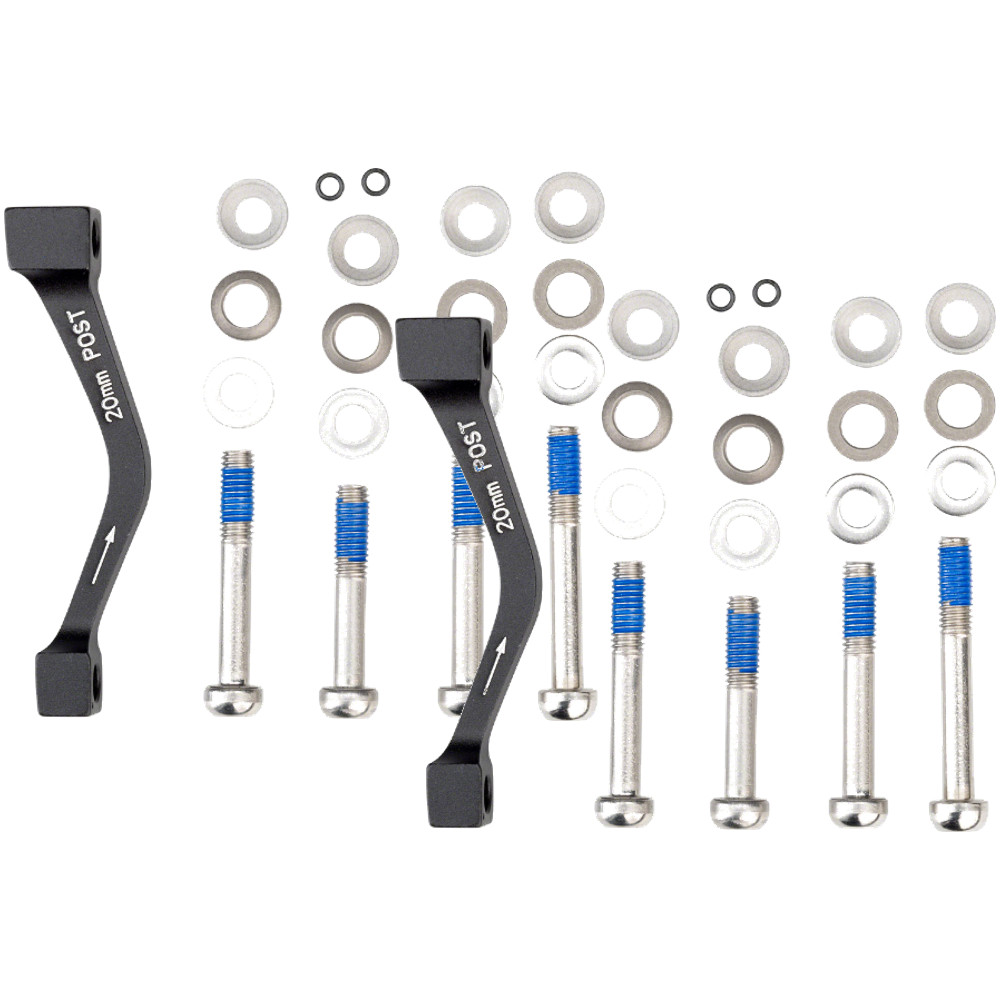 SRAM/Avid 20mm Post-Mount Disc Brake Caliper Adapters with Stainless Hardware