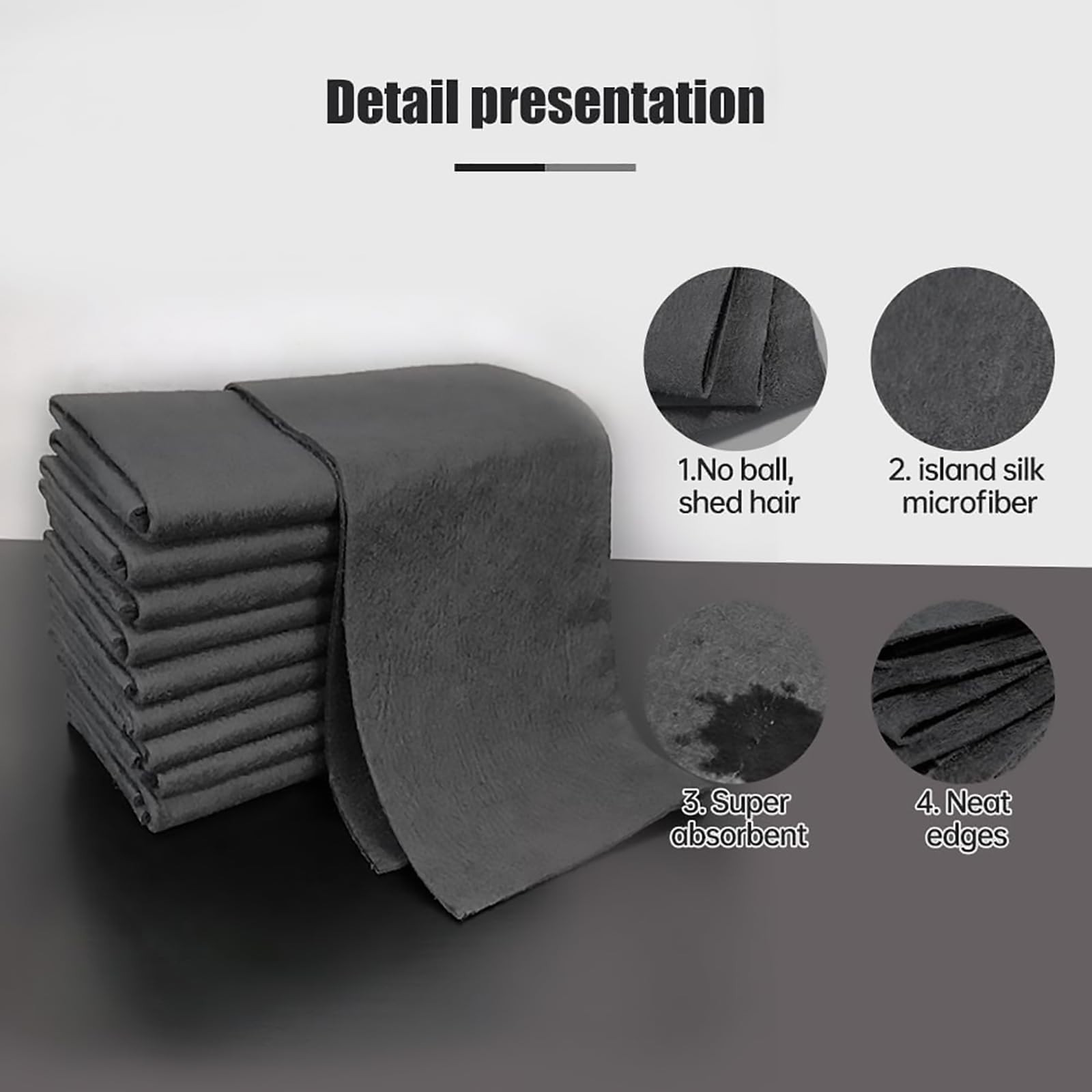 10-Count Magic Cleaning Cloth: Reusable Thickened Streak-Free Microfiber cloths