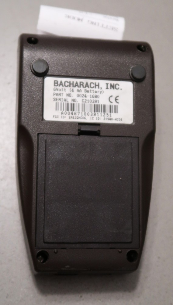 Bacharach 0024-1680 Wireless Bluetooth IrDA Printer for PCA COMBUSTION Analyzer