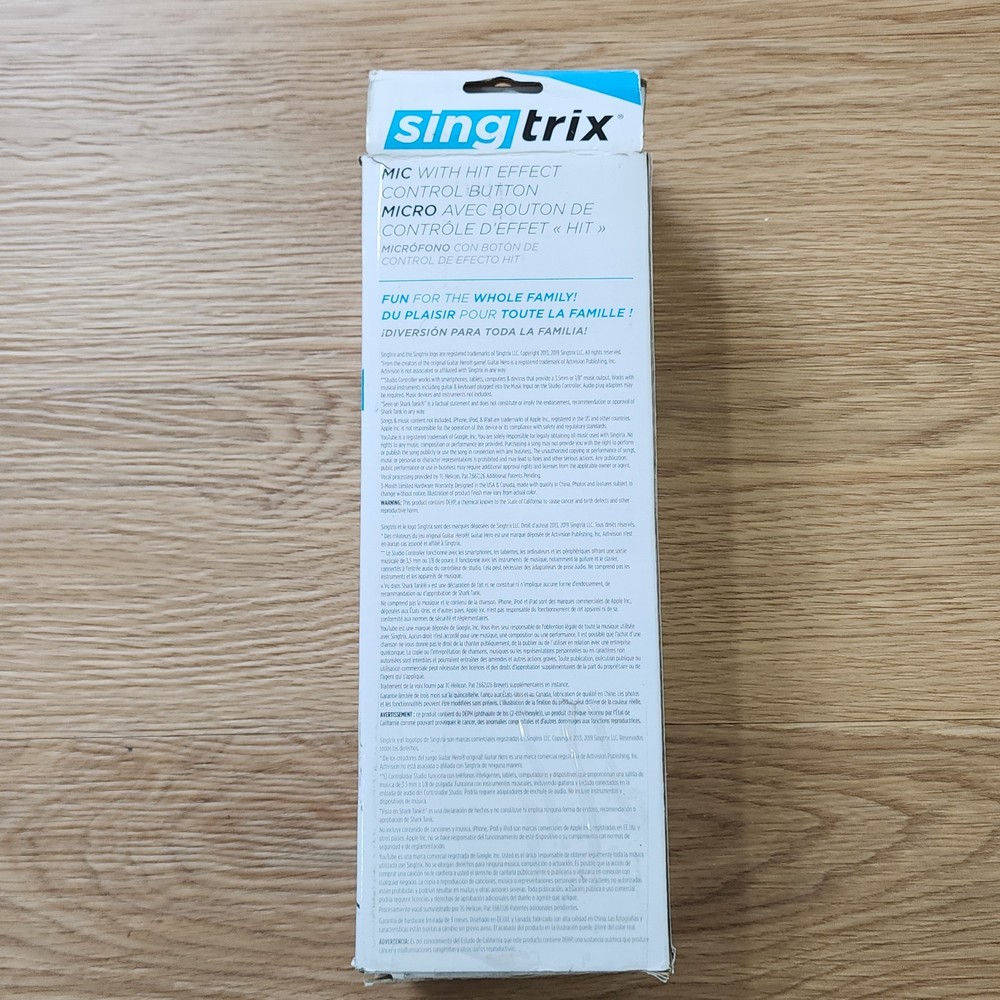 Professional Karaoke Machine Microphone with Hit Button to Activate Effects