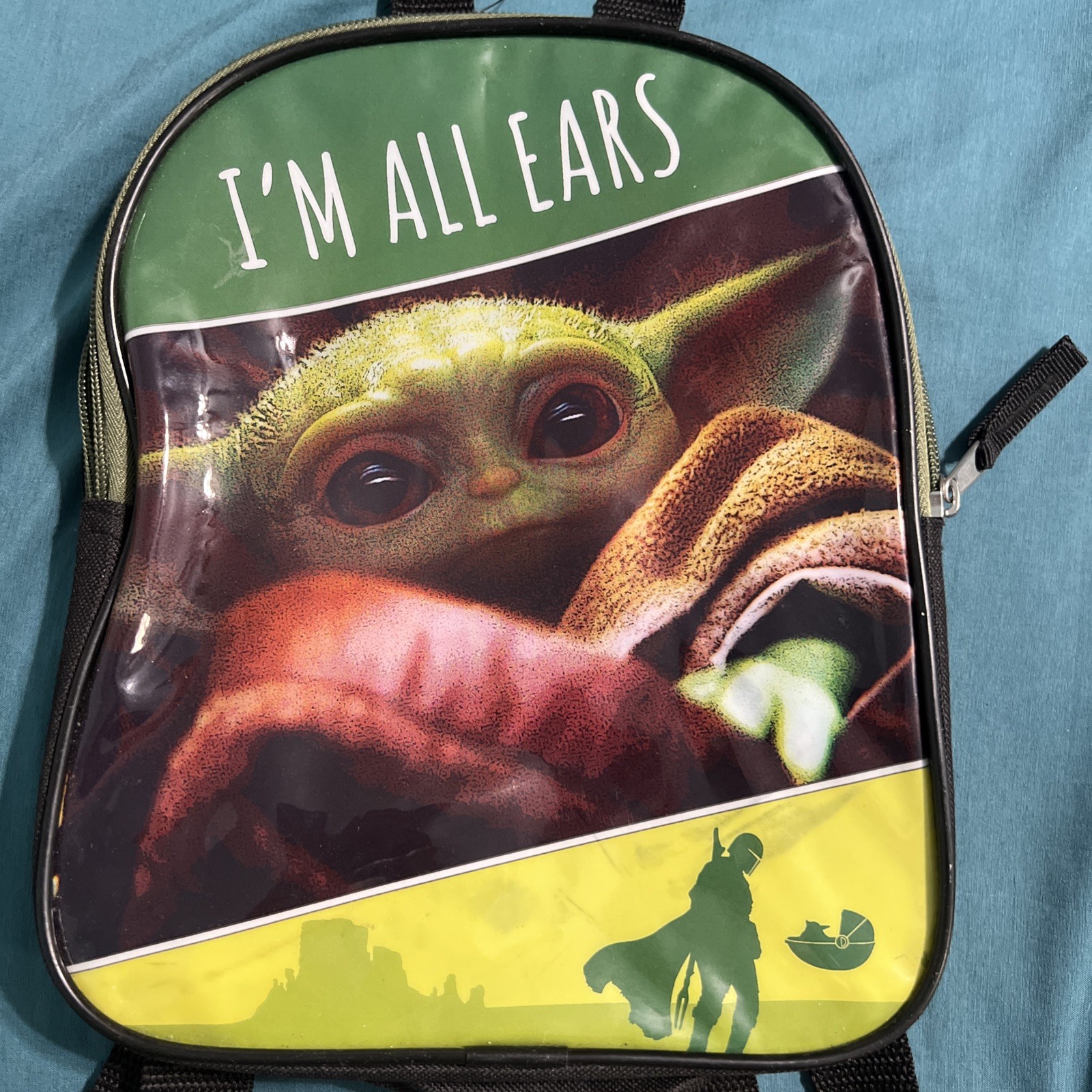 The Mandalorian “I’m All Ears” Baby Backpack Baby Yoda