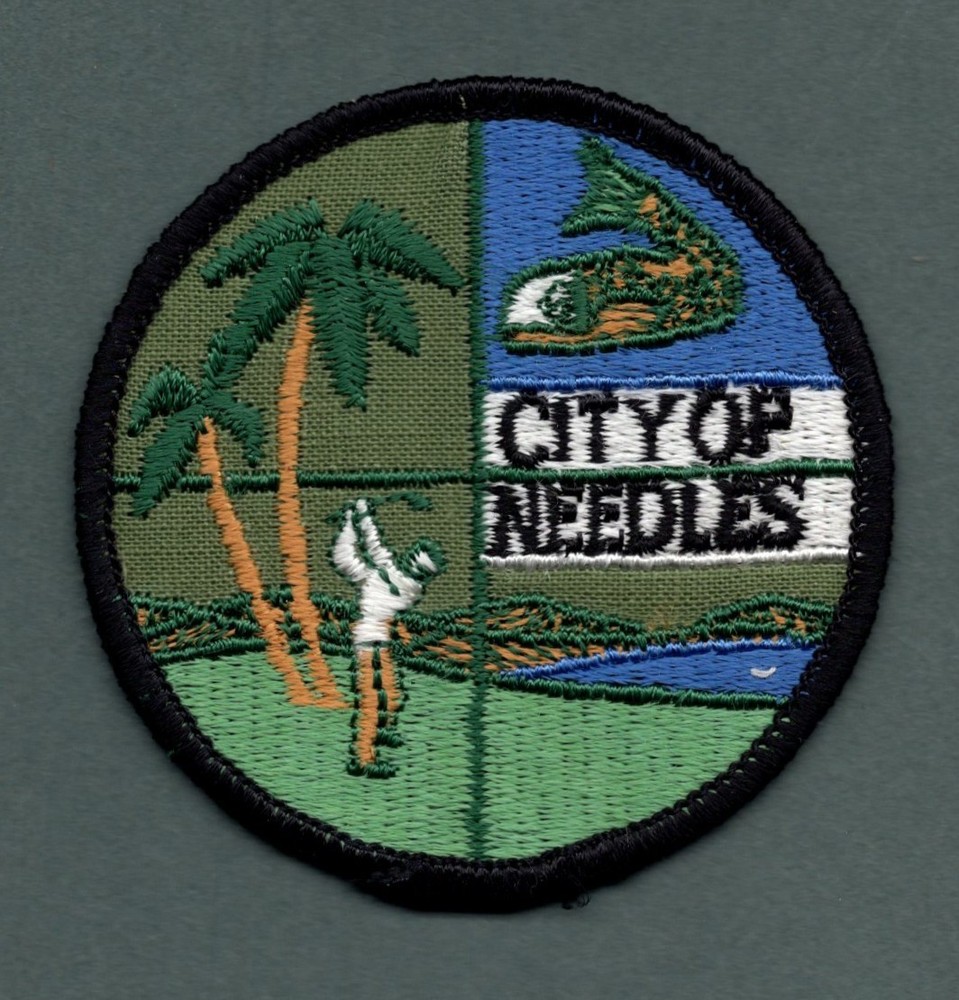Needles California Police Patch