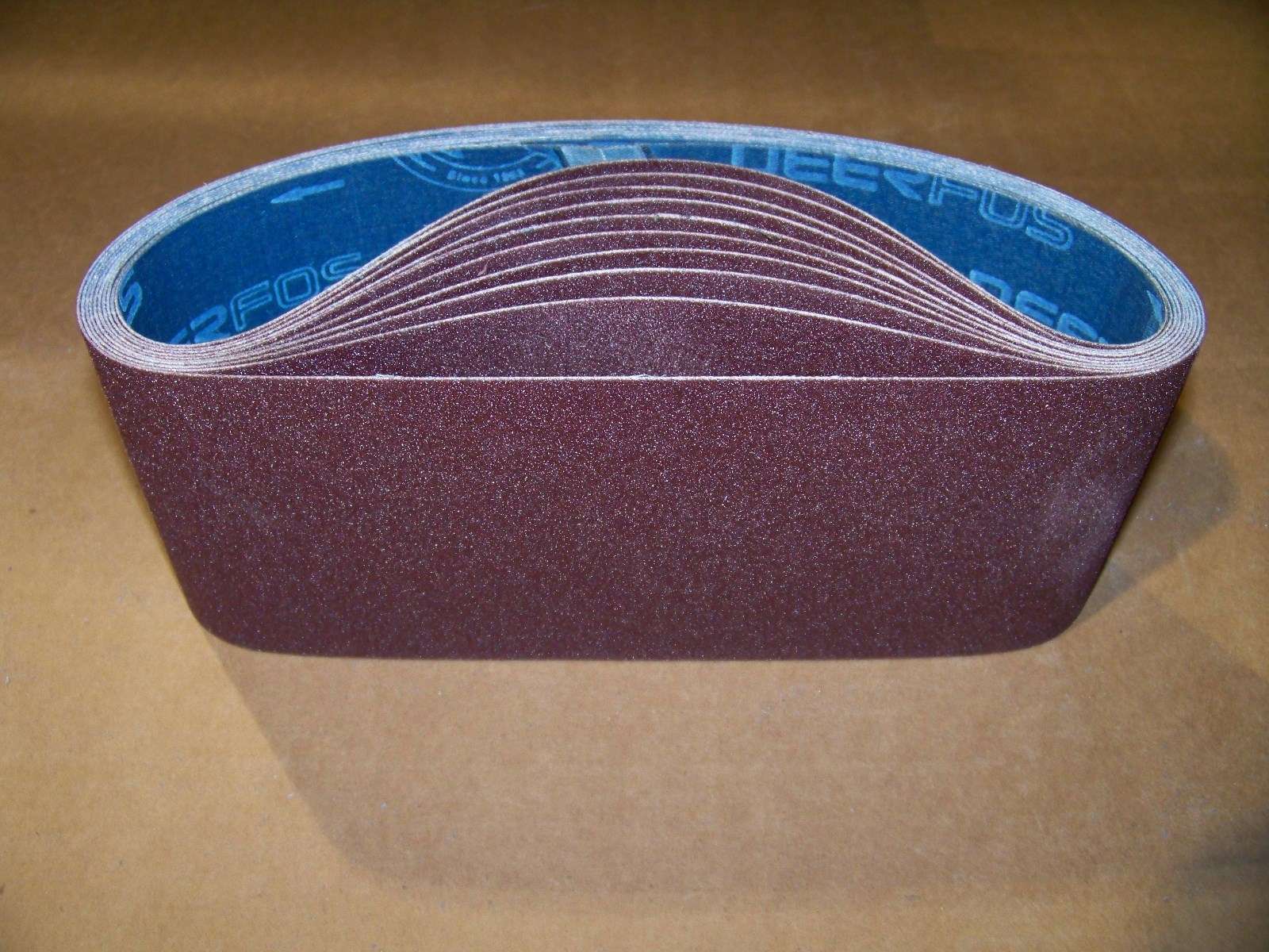 PREMIUM A/O, X-WEIGHT SANDING BELTS 4" X 24", 10 - PACK, 36-GRIT