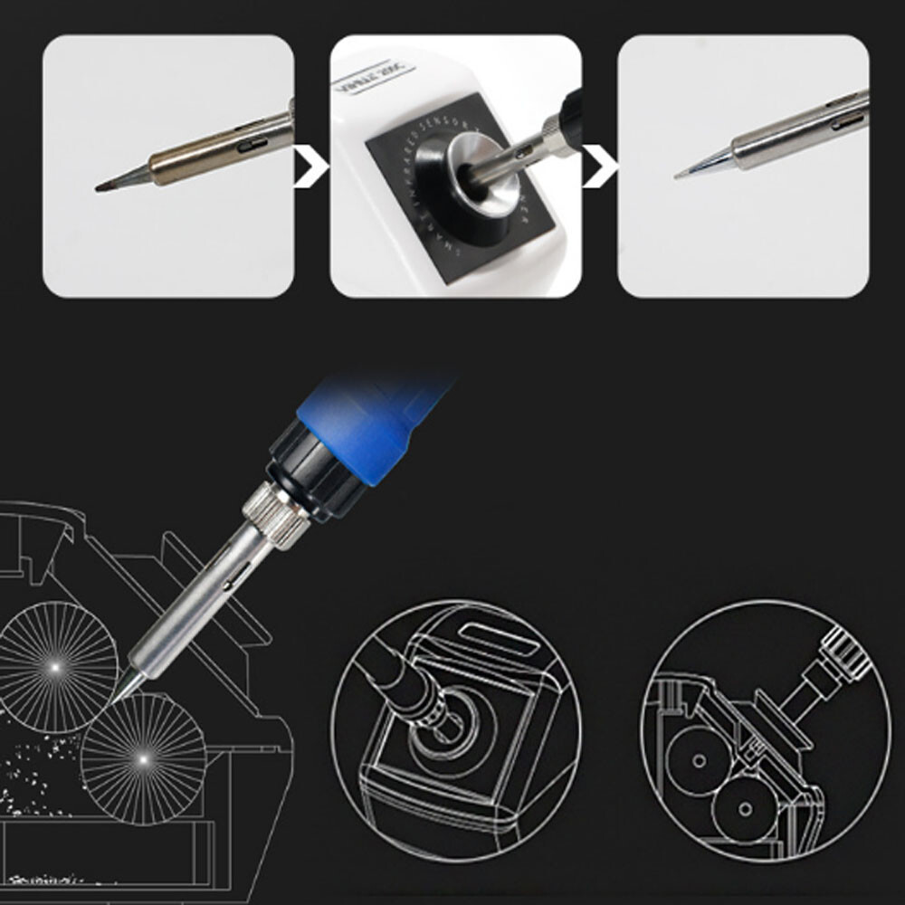 Automatic Tin Remover Infrared Electric Soldering Iron Head Automatic Cleaner