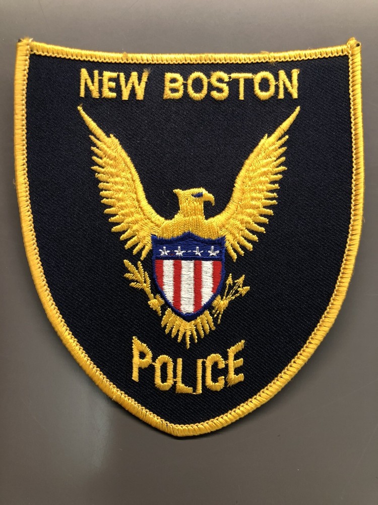 RARE ~ New Boston Texas Police Patch