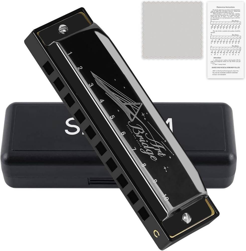 SDREAM Blues Harmonica for Adults Beginner,Professional Musicians, Students,Harm