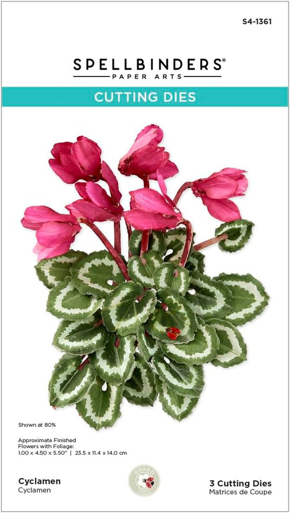 Cyclamen Etched Dies
