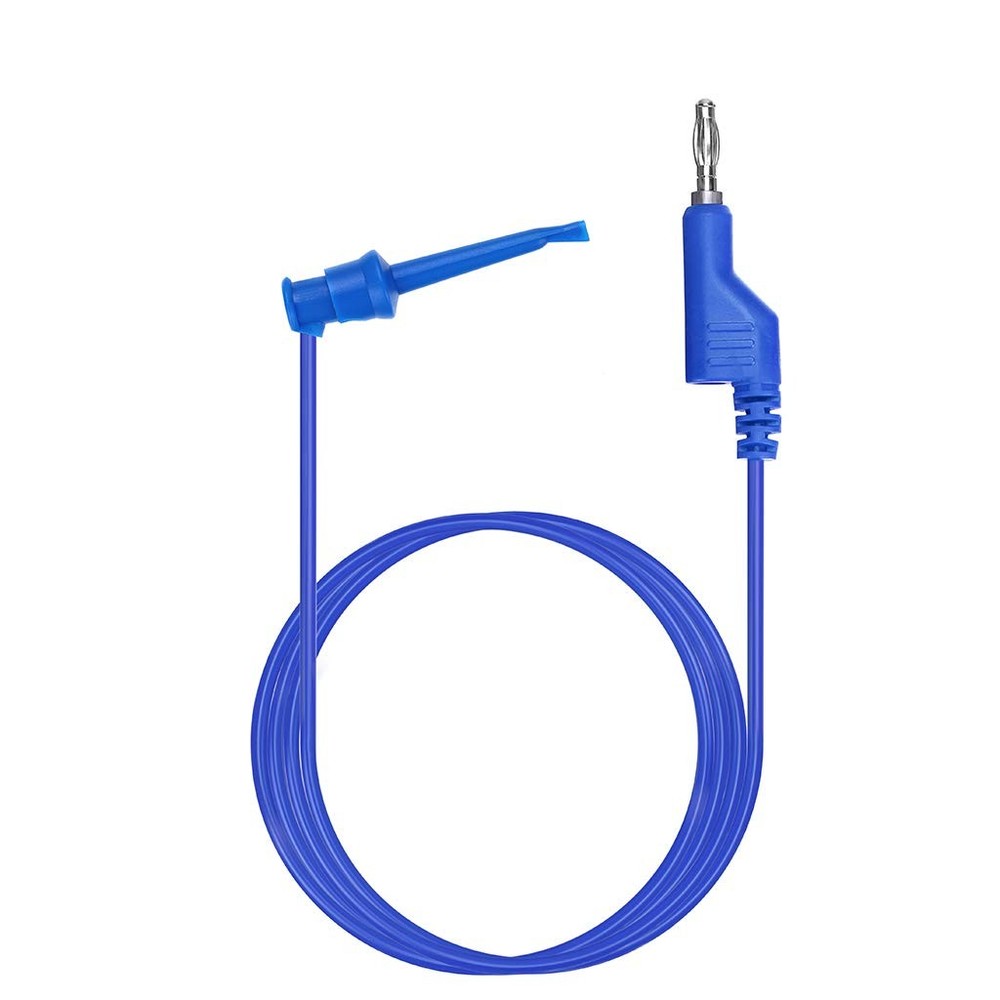 39 Inch Multimeter Test Lead Set - 5 Pcs Stackable Banana Plug to Test Hook W...