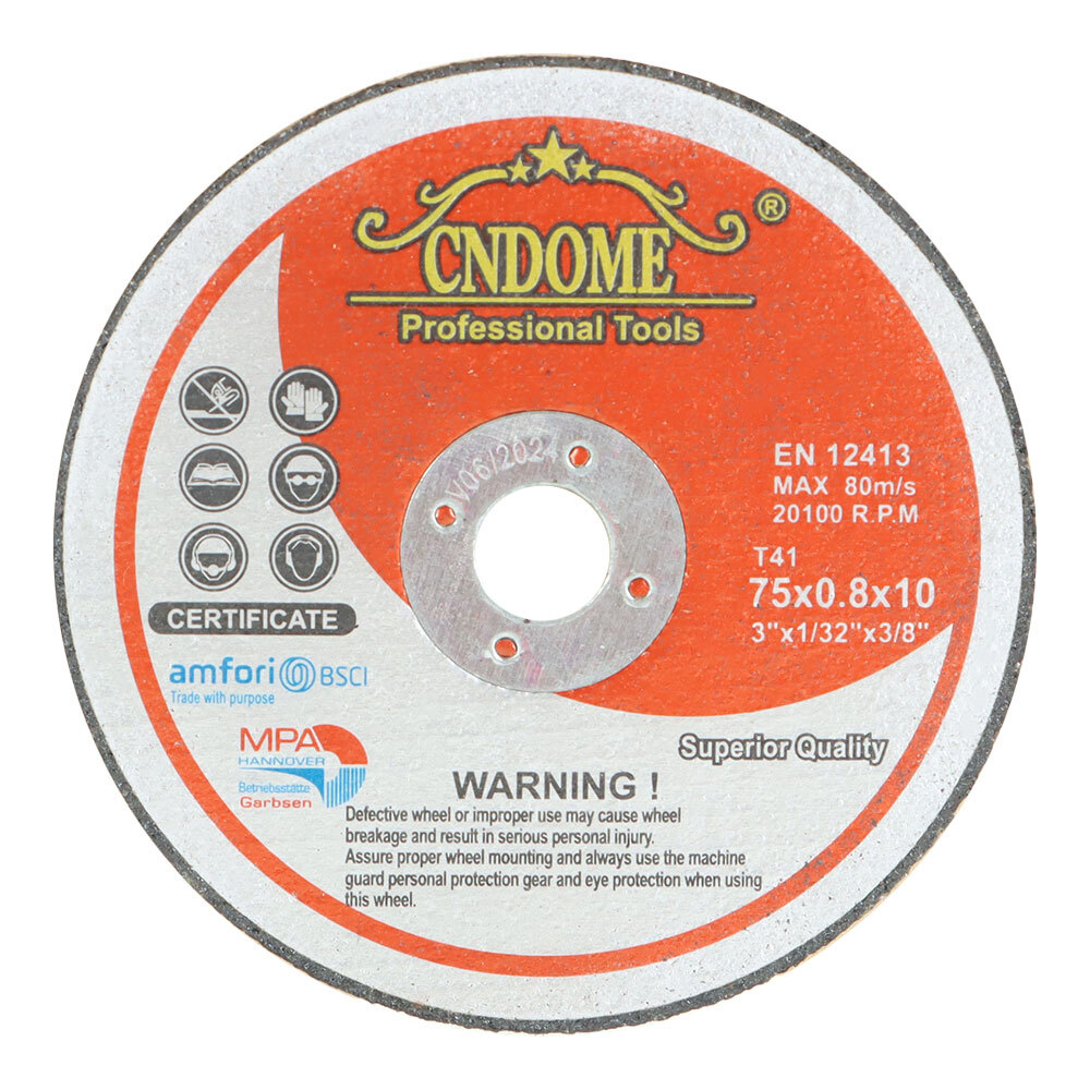 25 Pack 3" x 1/32" x 3/8" Metal & Stainless Steel Cut Off Wheels For Grind Wheel