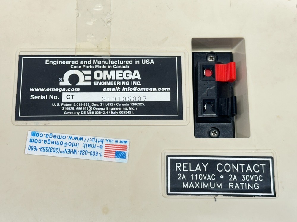 Omega CT Temperature & Humidity Chart Recorder