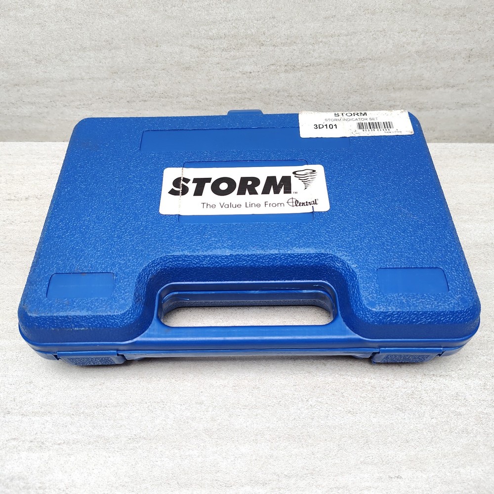 Central Storm 3D101 Dial Indicator & Magnetic Base Set w/ Case