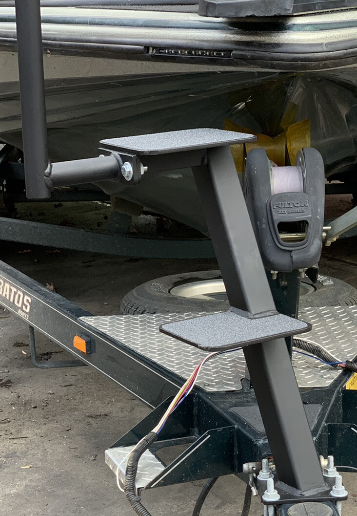 Omega Step Dual Step bass Boat Trailer Steps