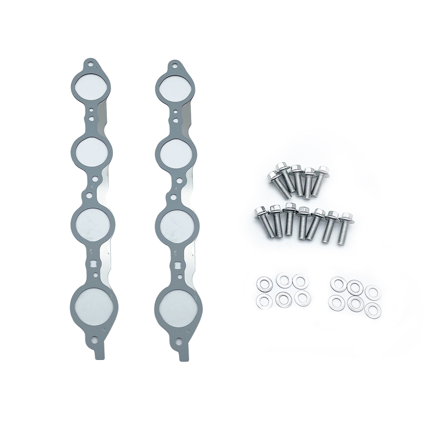 LS MLS Exhaust Manifold Header Gasket Pair W/Bolts For LS1 4.8 5.3 5.7 6.0 6.2L