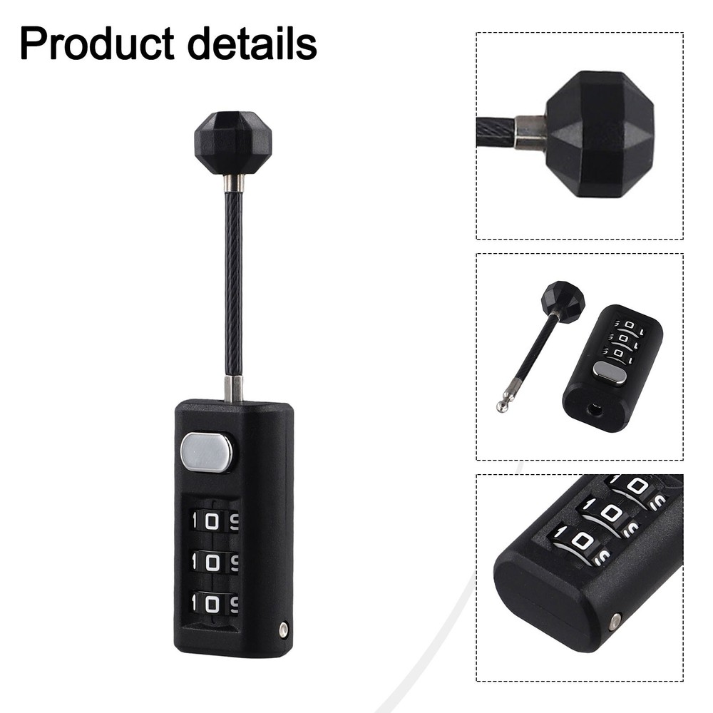 Mini Lock Resettable Coded Lock Backpack Lock Luggage Padlock Dormitory