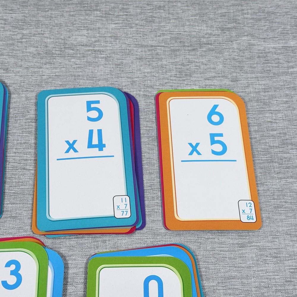 Multiplication Flash Cards 0-12 Flash Cards Elementary Grade Math for Ages 8+