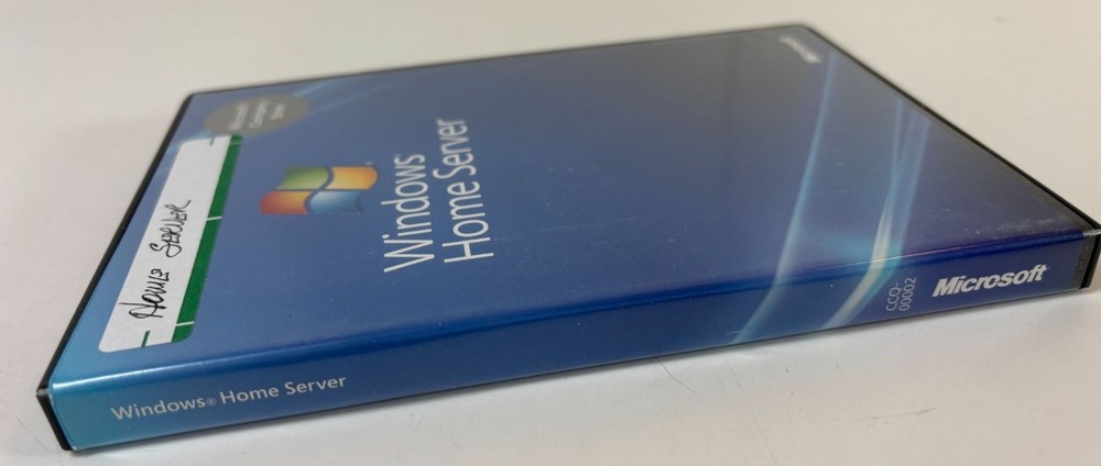 Rare Windows Home Server Software Microsoft 2007 Install Disk Microsoft Store