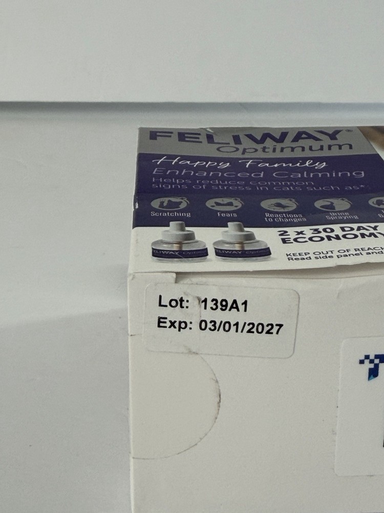 Feliway Happy Family Enhanced Calming Diffuser Refill 2pk Exp 02/27