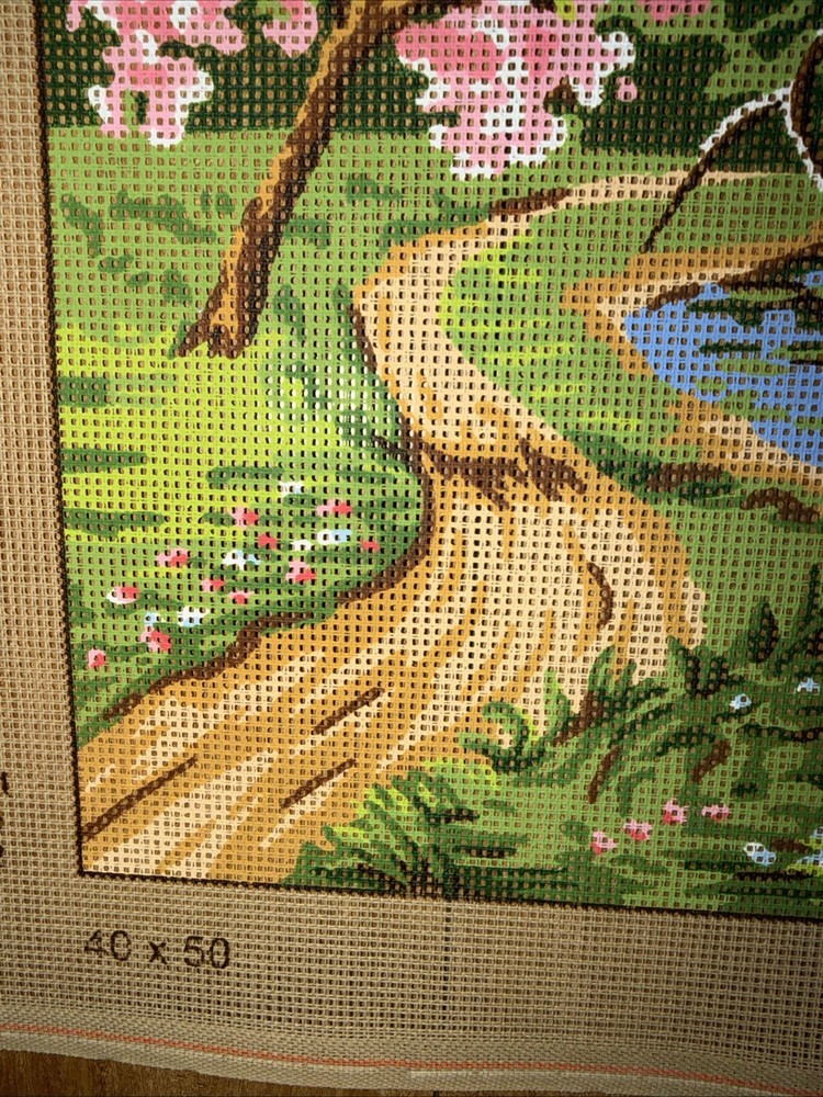 Printed needlepoint Tapestry Gobelin L Spring Canvas Only 40x50cm
