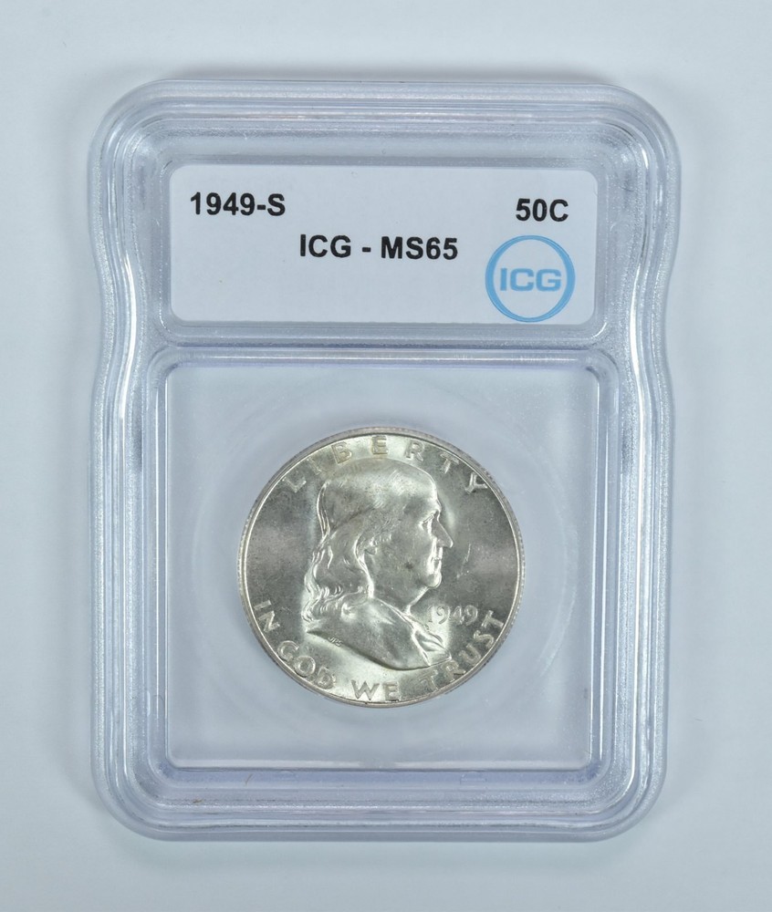 1949-S Franklin Half Dollar MS65 ICG