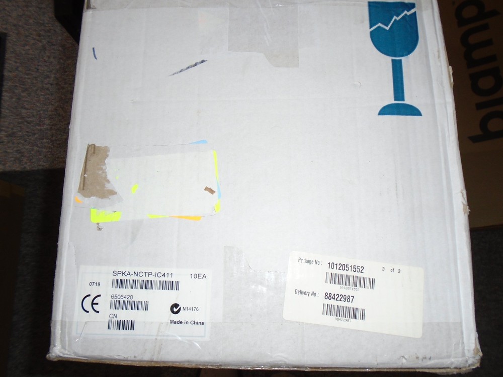 Crestron New-Construction Speaker Template Saros 4” In-Ceiling Speakers 10 pack