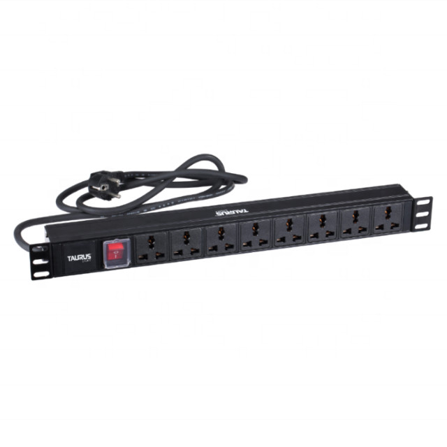 19inch 16 A Power Distribution Unit 6 Way PDU Socket With Switch