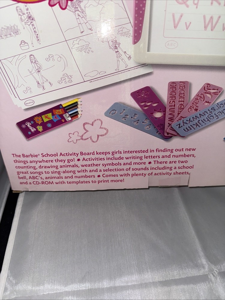Barbie School Activity Board NOS 2005