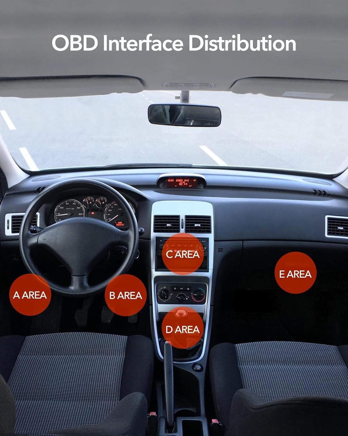 REDTIGER Dash Cam OBD Hardwire Kit Power Cable Type USB C Port for Dash Camera