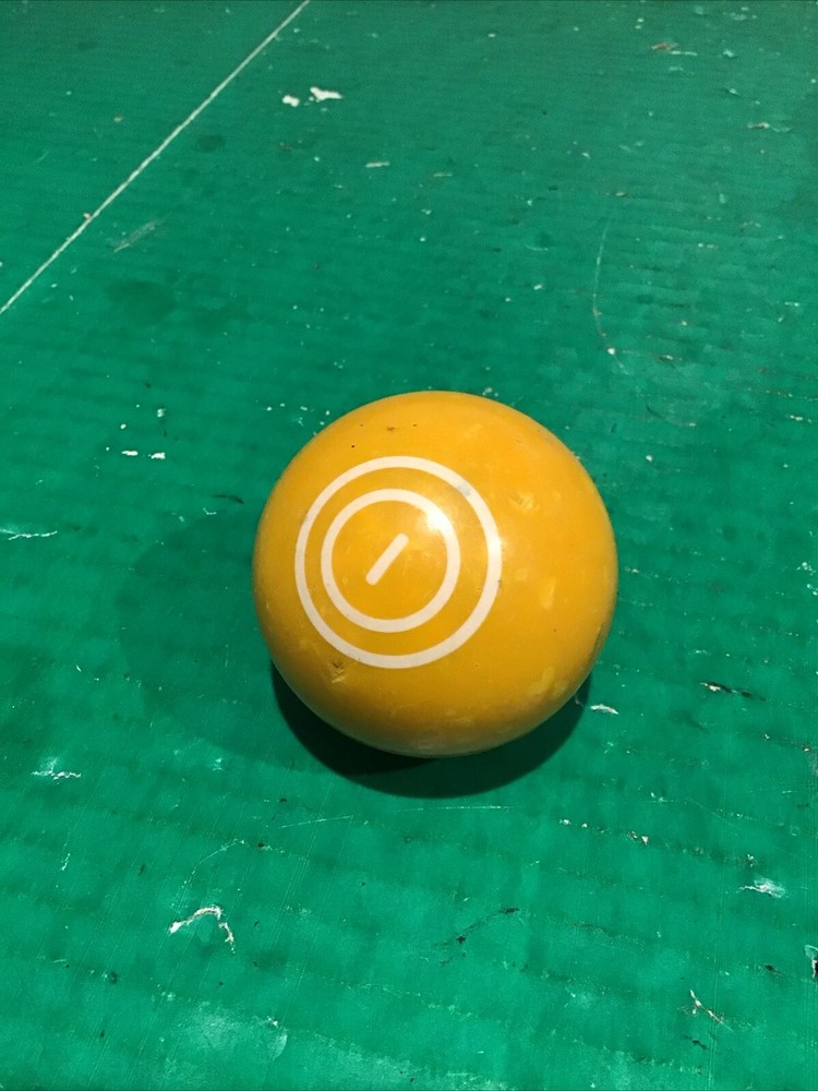 VTG Replacement 2 Ring Circle Billiard Pool Ball 2 1/4" # 1 Yellow Solid (E)