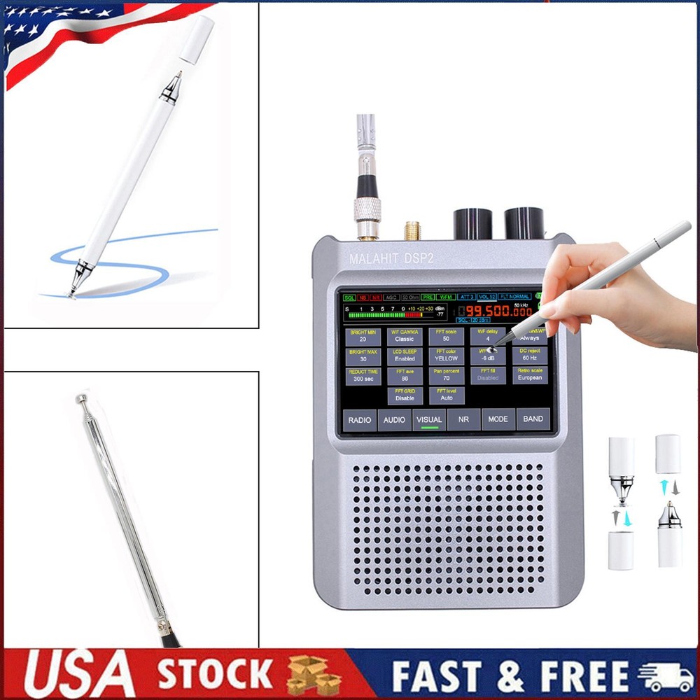 Genuine Second Generation Firmware 2.40 Malahit-DSP2 SDR Malachit Receiver US