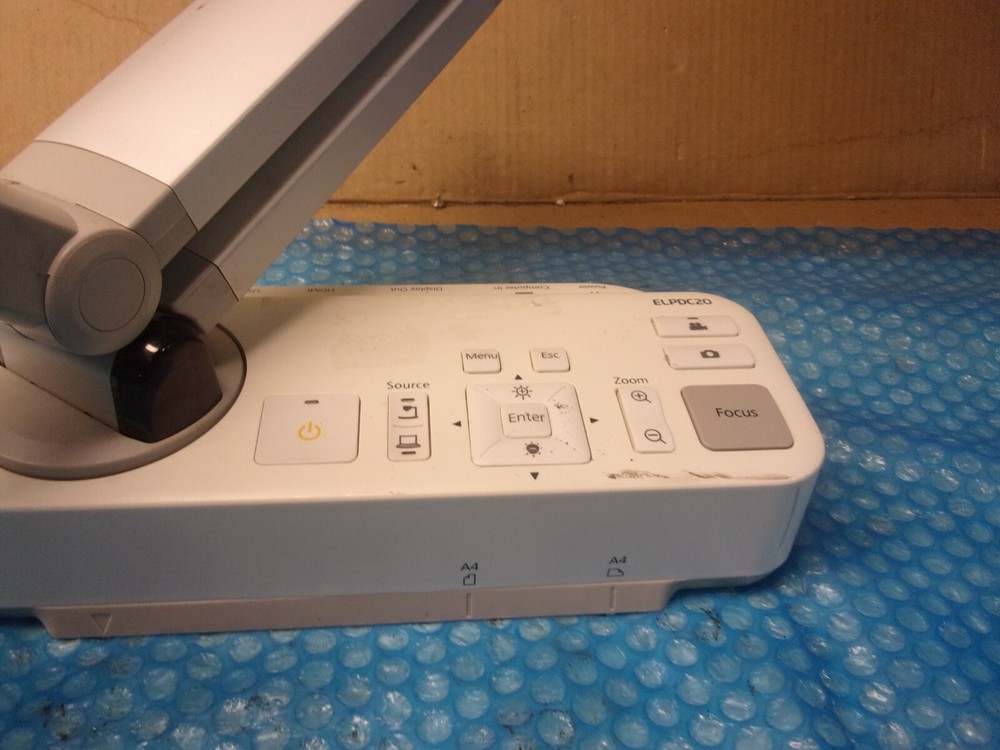 EPSON ELPDC20 High-Definition Document Camera Visualiser (N0NE TESTED)