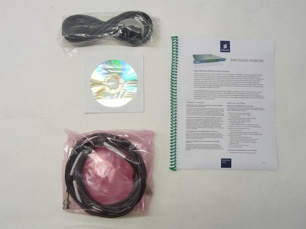 TANDBERG ERICSSON EN8092 HD SDI MPEG-4 AVC HTTP AUTHENTICATION VIDEO ENCODER M2