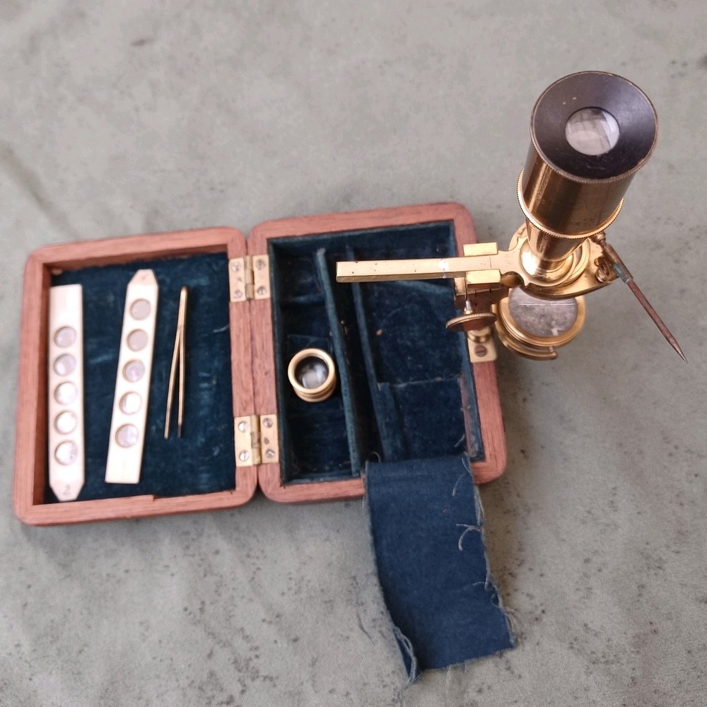 Rare Antique signed Cary’s pocket microscope, c 1830