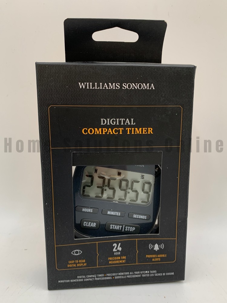 Williams Sonoma Digital Compact Magnetic Timer 3" #S2003A