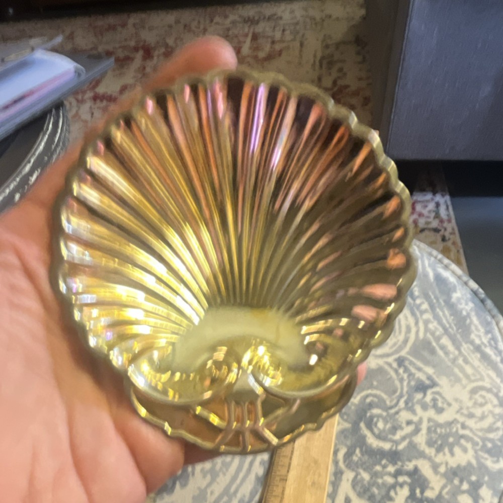 Old Hampshire Silversmiths Silver Plate Shell Tray Set, 2-Piece