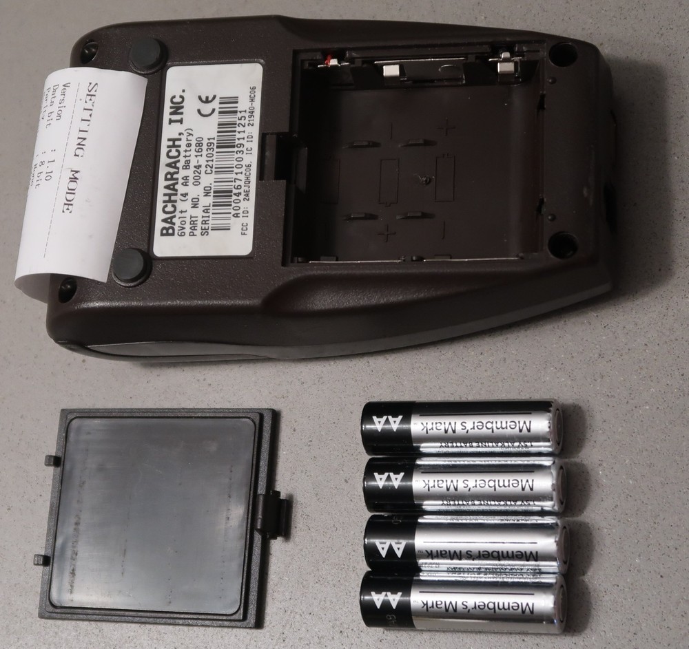 Bacharach 0024-1680 Wireless Bluetooth IrDA Printer for PCA COMBUSTION Analyzer