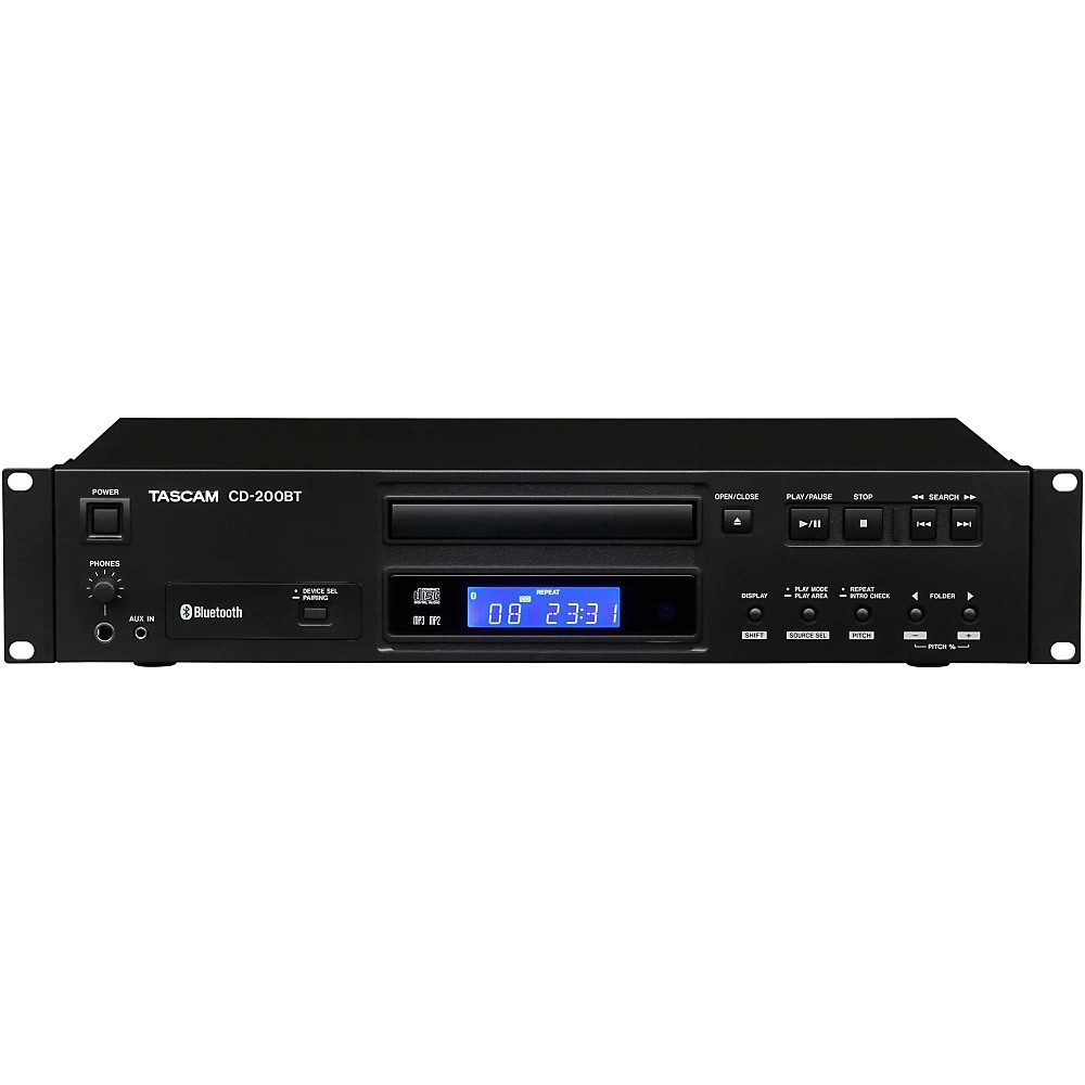 Tascam CD-200BT Professional CD Player with Bluetooth Receiver