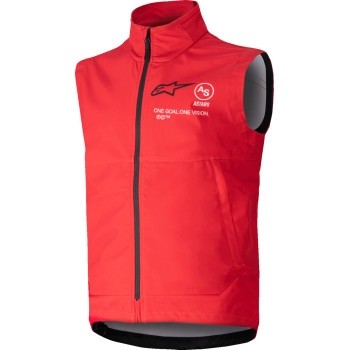 Alpinestars 3700325-3010- M Techstar Softshell Vests Md Red