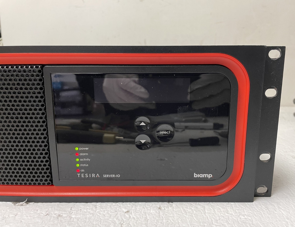 Biamp Systems Tesira SERVER-IO Digital Network Signal Processor DSP w/ 12 Cards